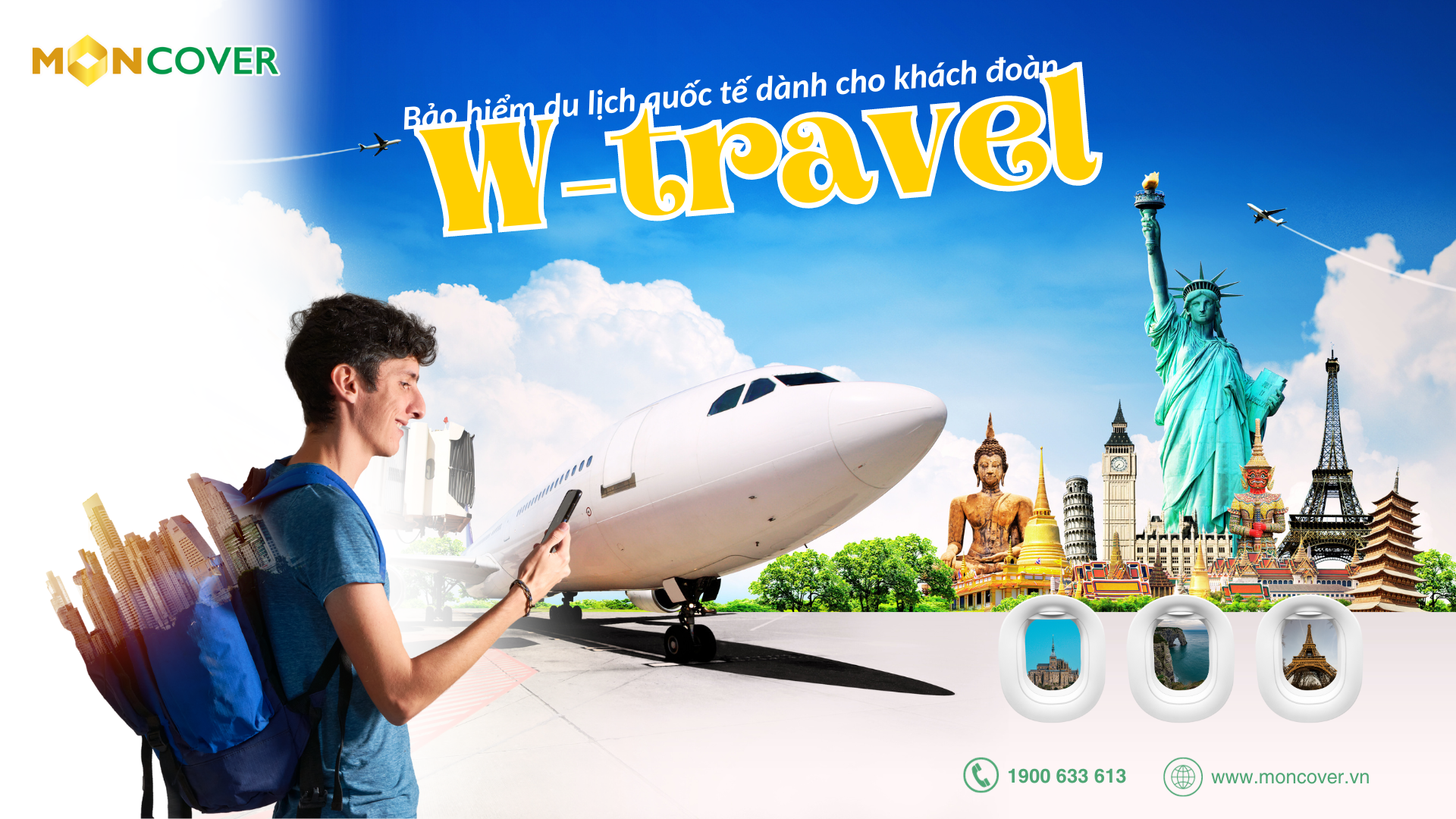 W-travel Bảo hiểm du lịch quốc tế đoàn