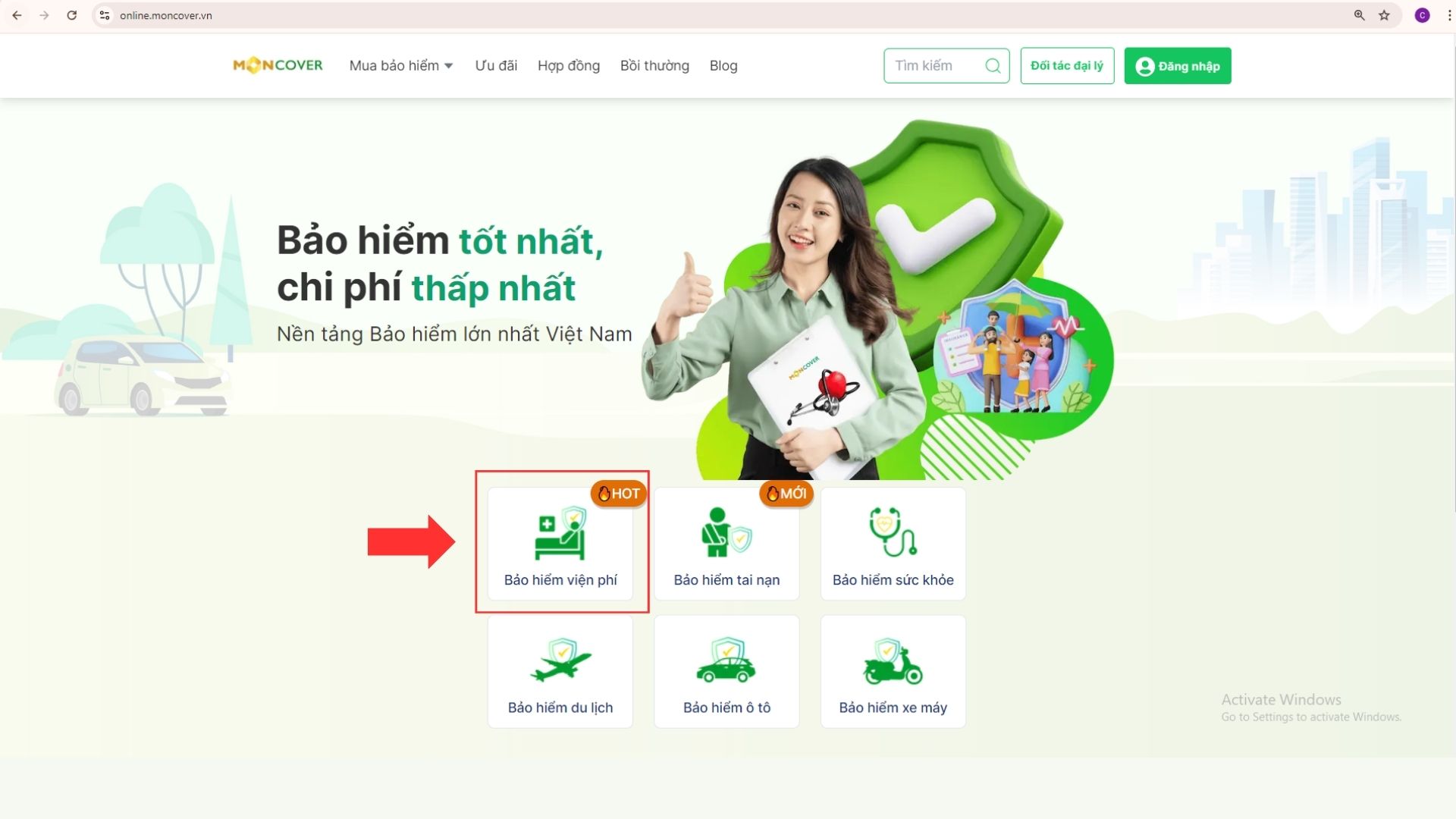 Hướng dẫn cấp đơn viện phí trên web online