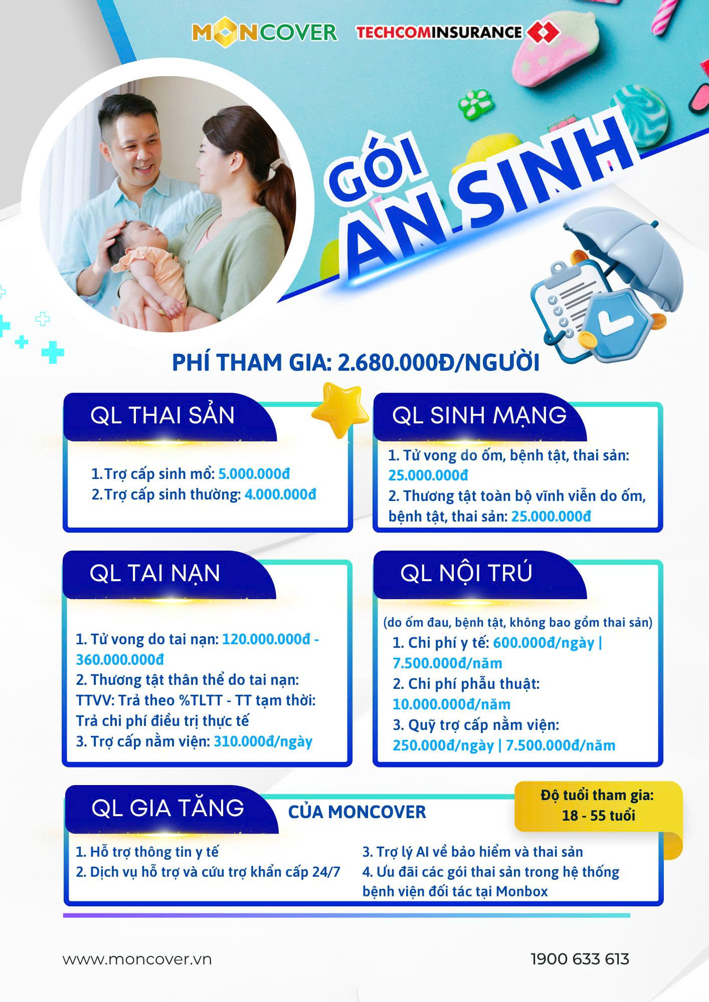 Bảo hiểm thai sản Bảo an sinh 2.0