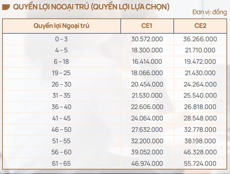 bảo hiểm sức khỏe care elite