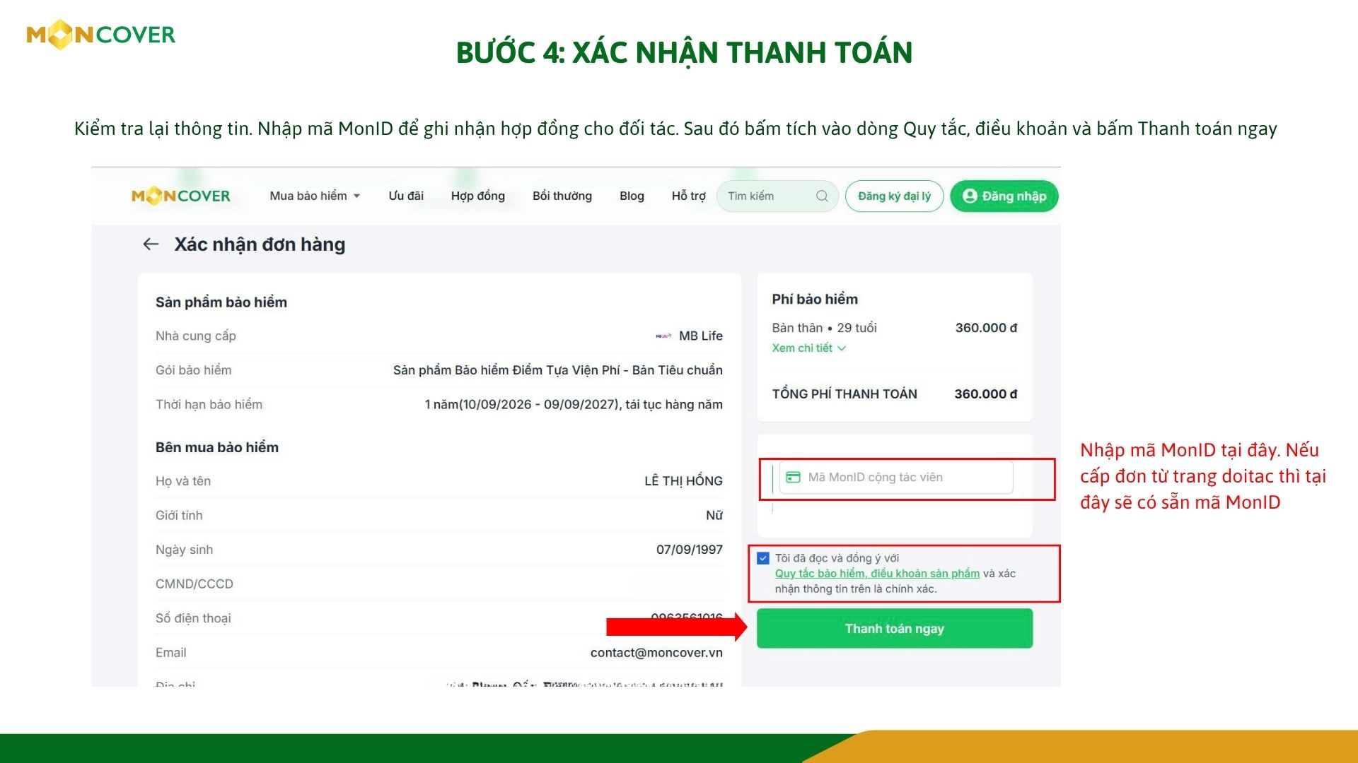 Hướng dẫn cấp đơn Sản phẩm bảo hiểm y tế mở rộng Điểm tựa viện phí