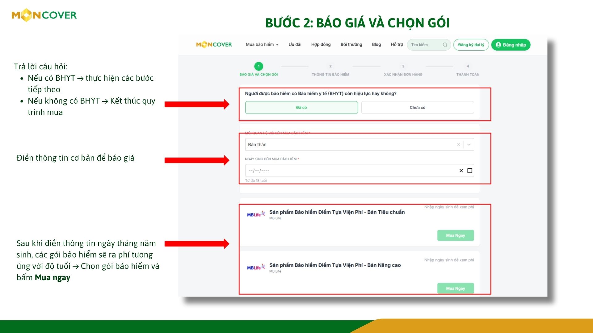 Hướng dẫn cấp đơn Sản phẩm bảo hiểm y tế mở rộng Điểm tựa viện phí