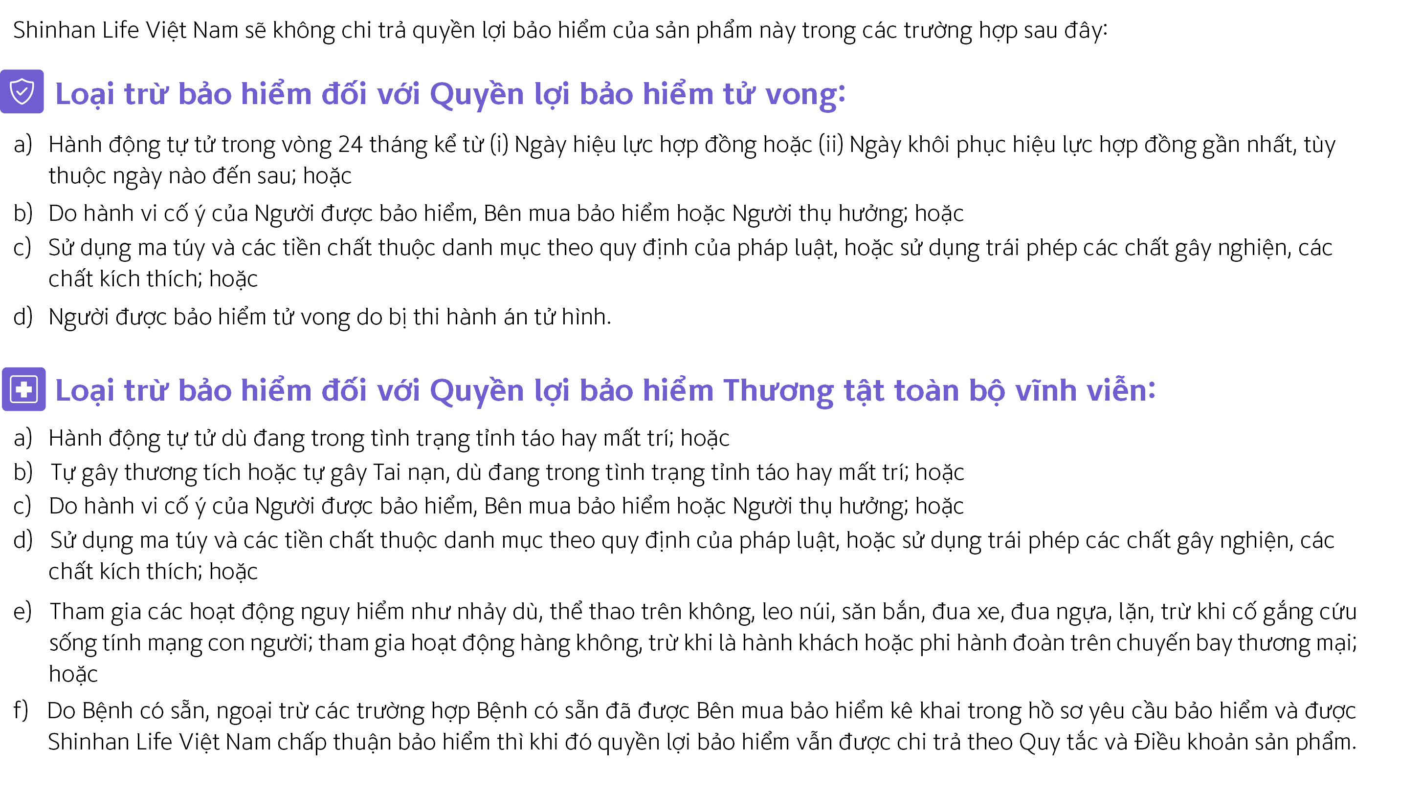 Sản phẩm bảo hiểm liên kết chung Shinhan An thịnh