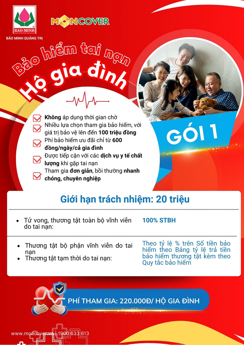 bảo hiểm tai nạn Hộ gia đình