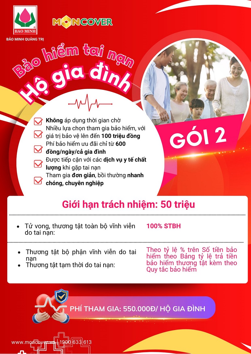 bảo hiểm tai nạn Hộ gia đình