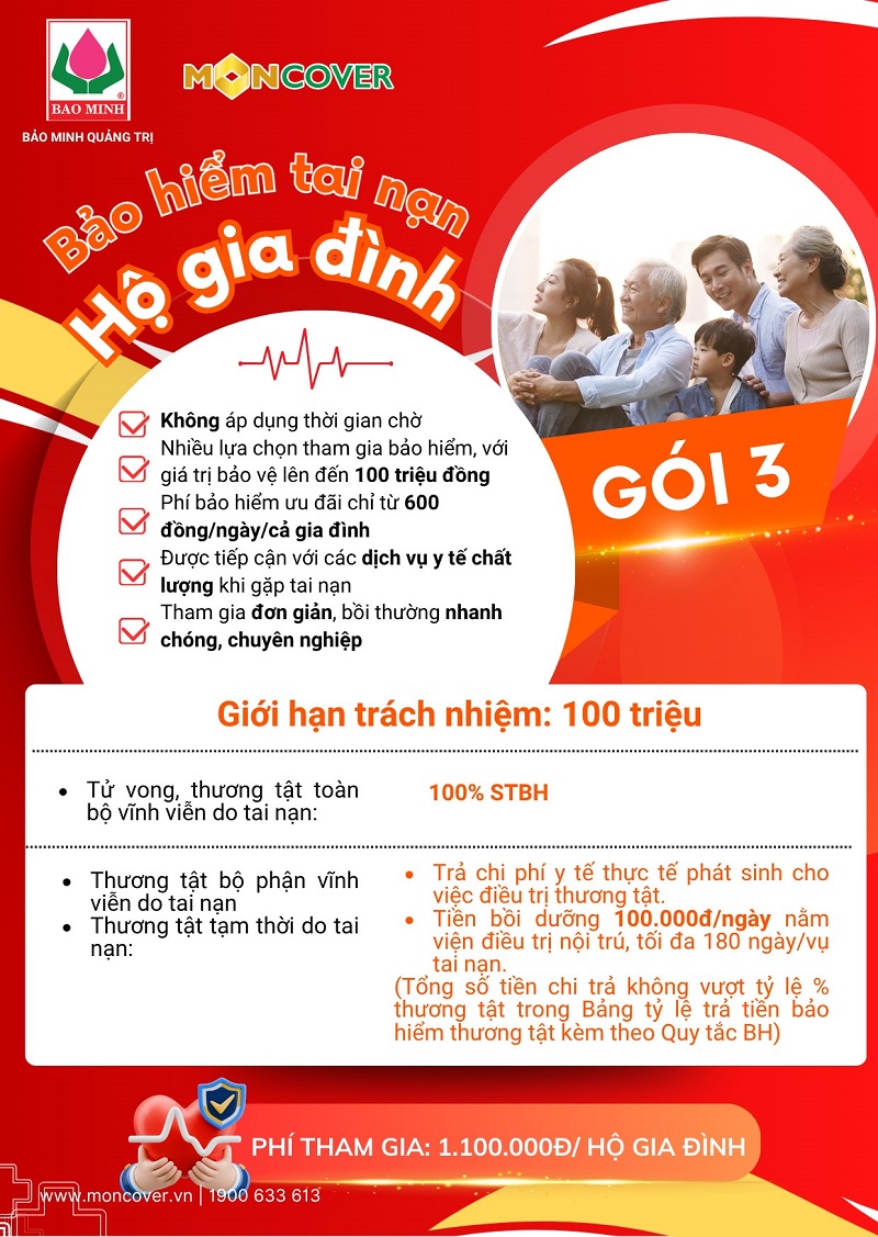 bảo hiểm tai nạn Hộ gia đình