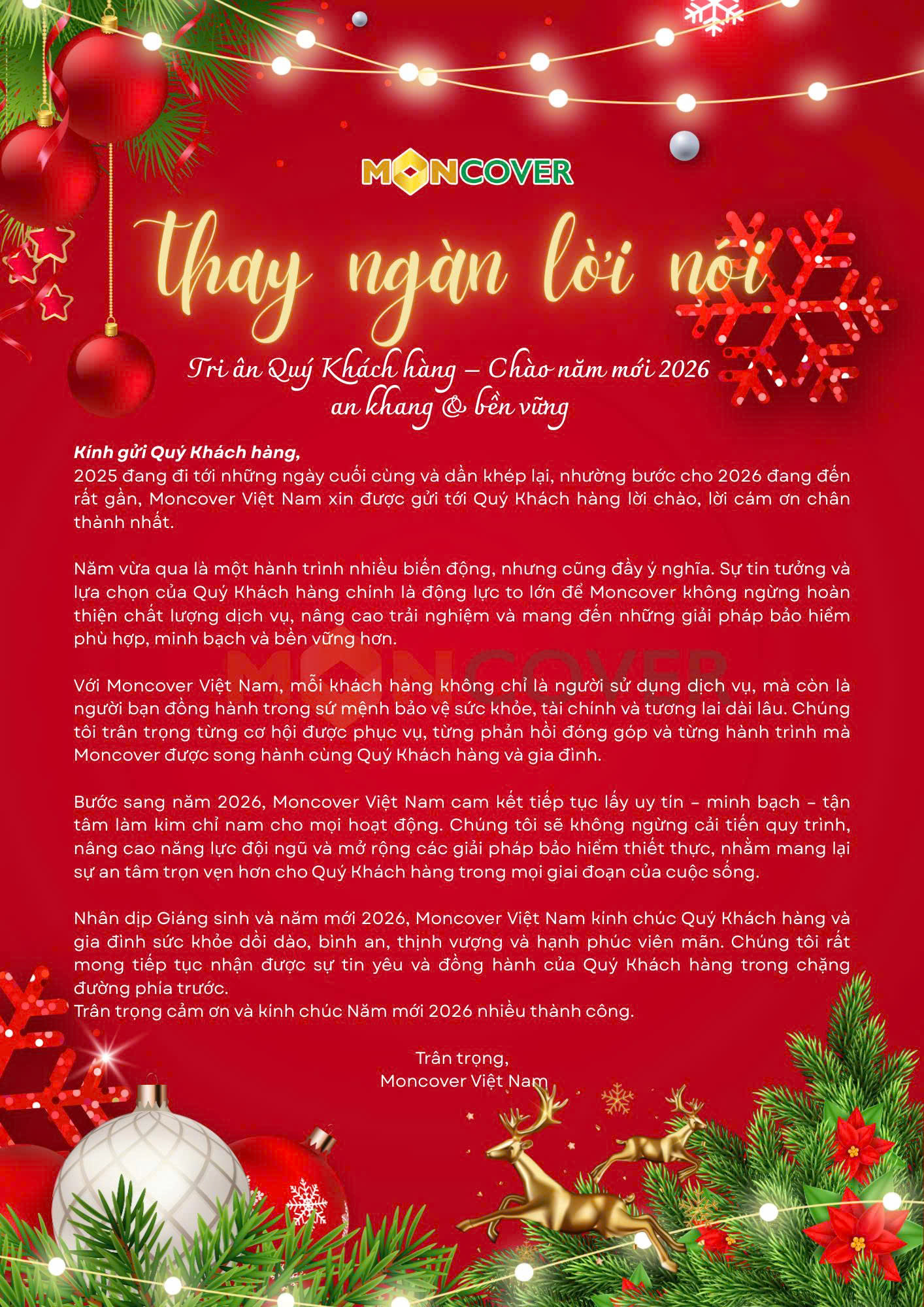 Chúc mừng Giáng sinh