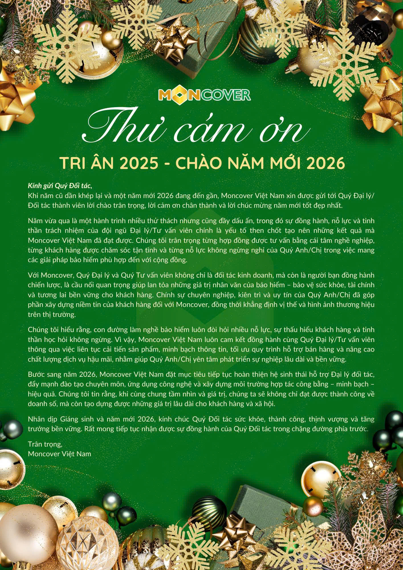 Chúc mừng Giáng sinh