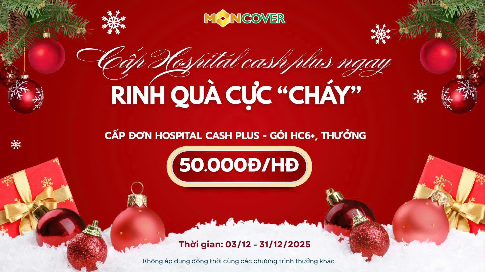 Thưởng Tháng 12 đón Giáng sinh rinh quà tặng