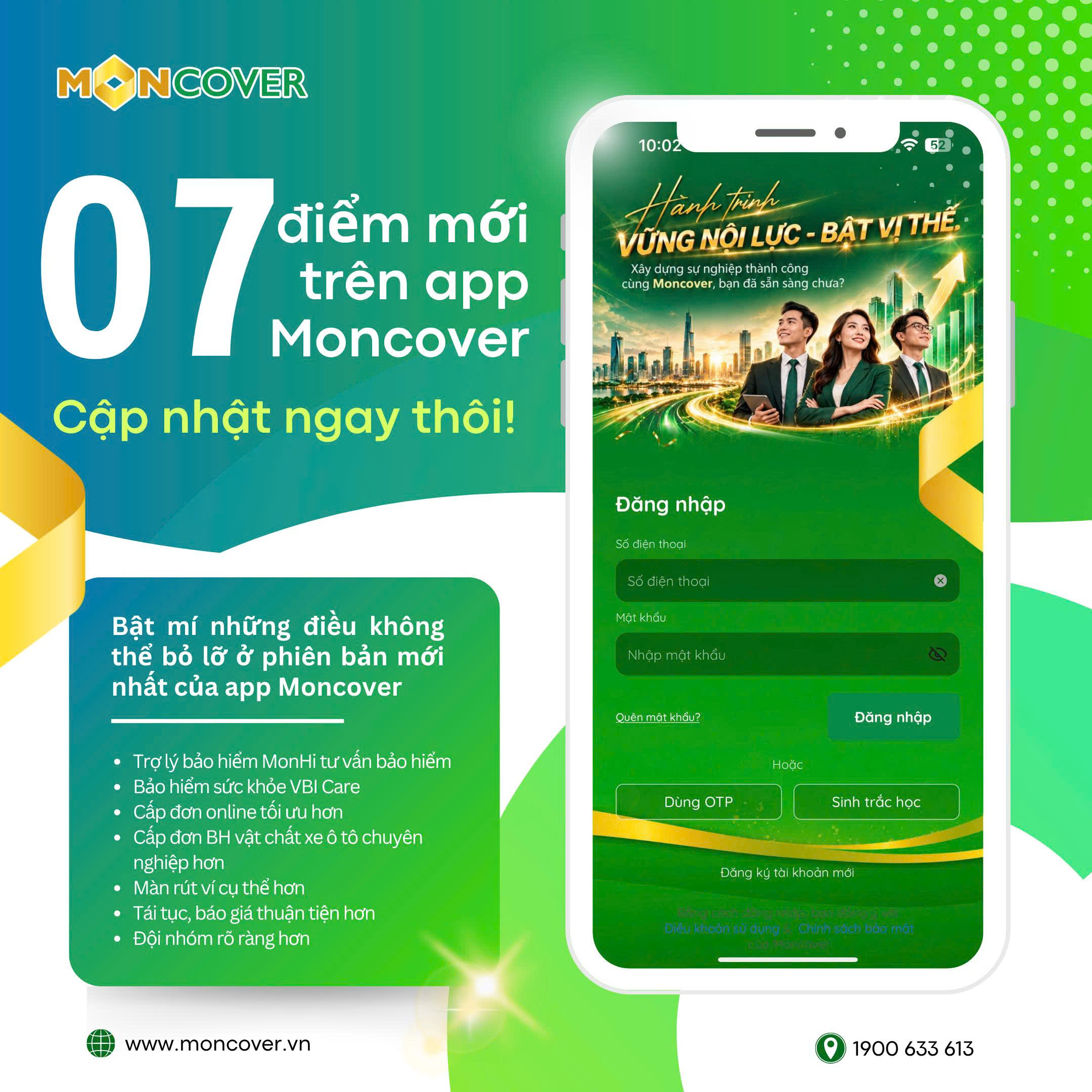 Khám phá 07 tính năng mới nhất trên app Moncover Tháng 10