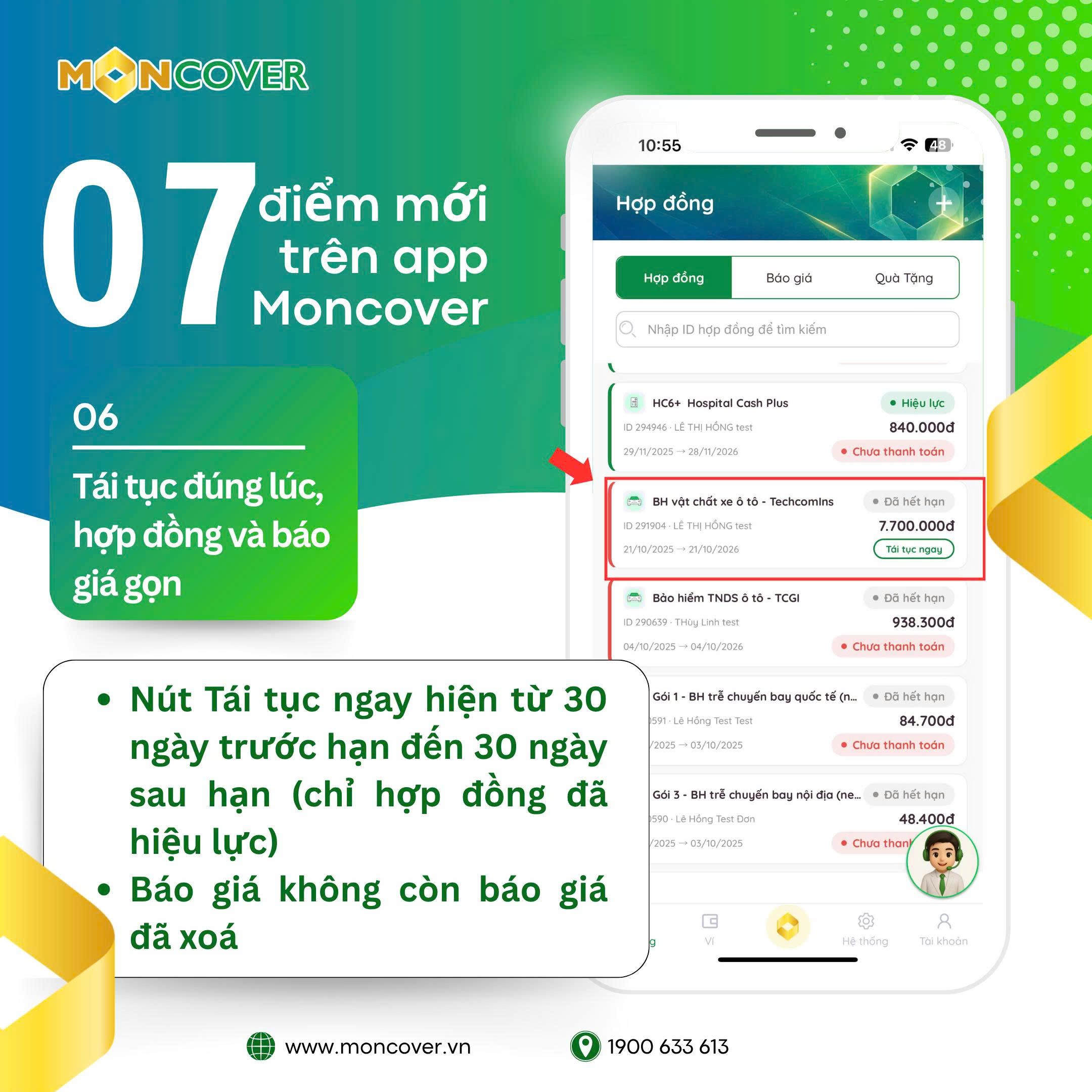 Khám phá 07 tính năng mới nhất trên app Moncover Tháng 10