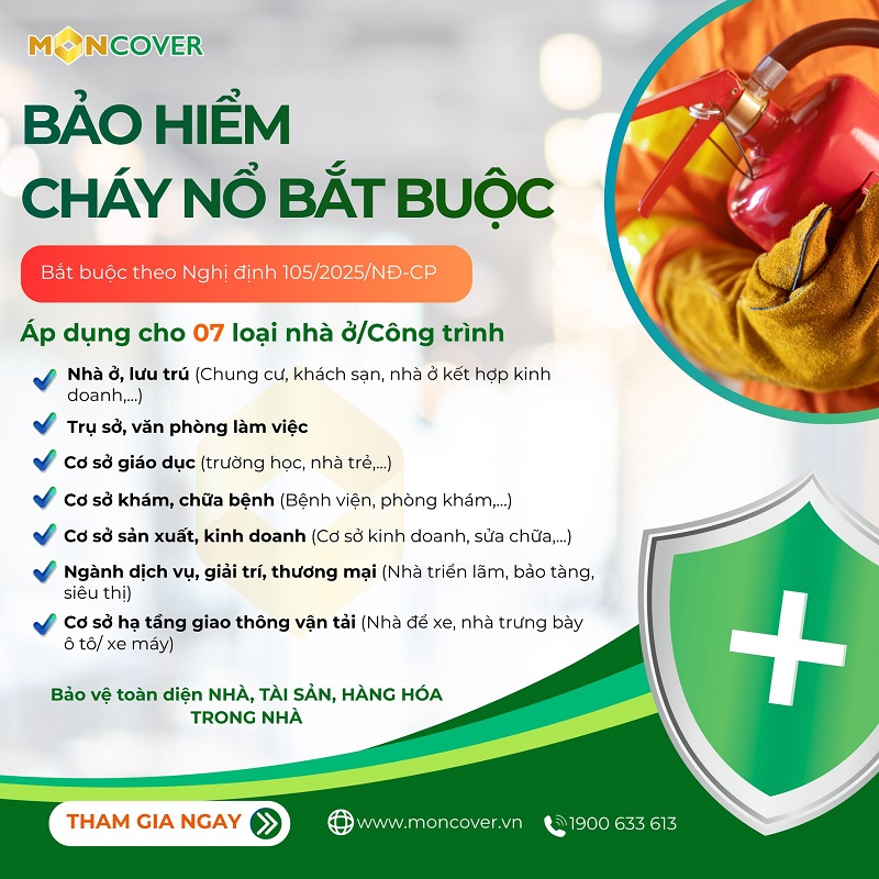 bảo hiểm cháy nổ bắt buộc