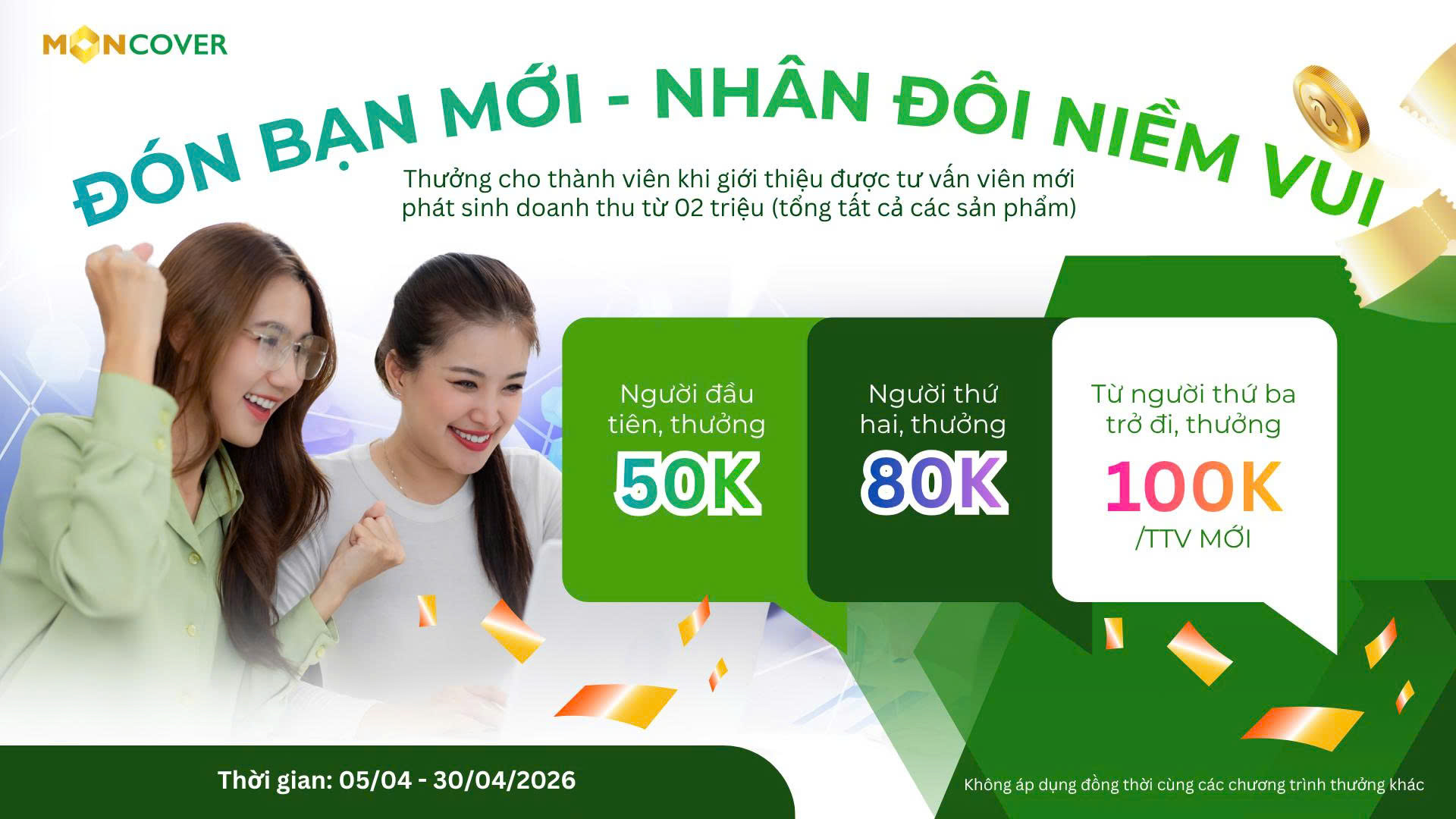 Memo Tháng 4 2026 Tháng 4 xinh tươi nhận thưởng phơi phới