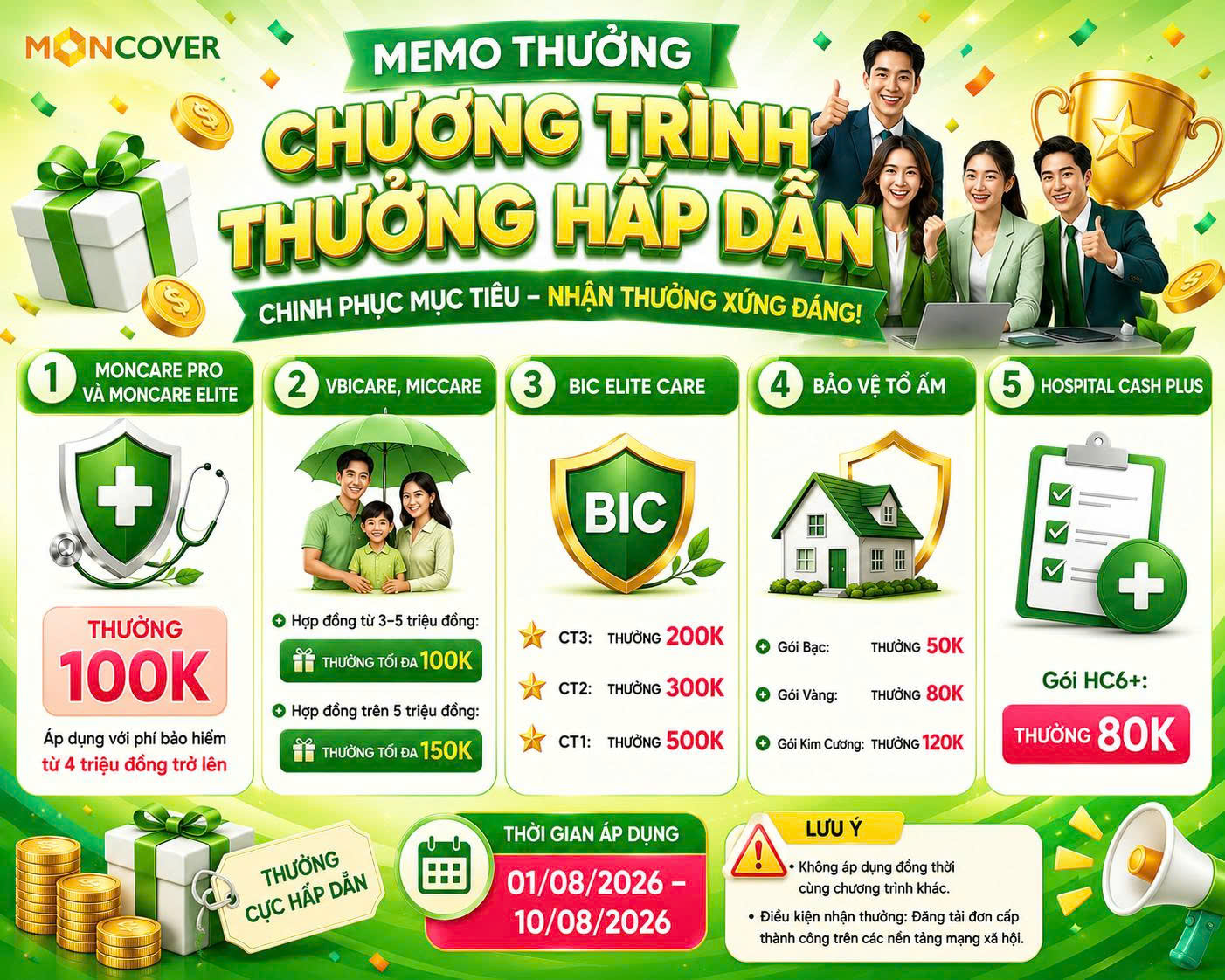 Tháng 8 vui mê ly thưởng như ý