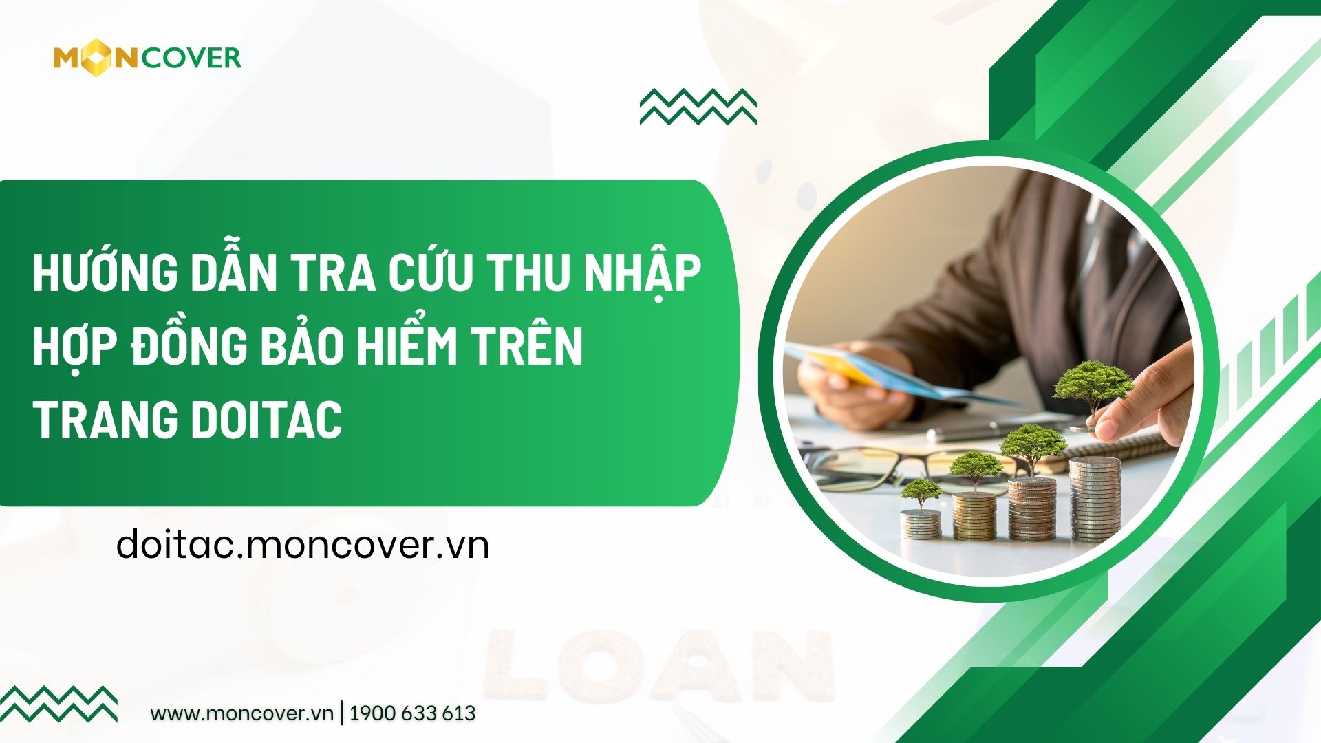 Hướng dẫn tra cứu thu nhập hợp đồng bảo hiểm trên trang doitac